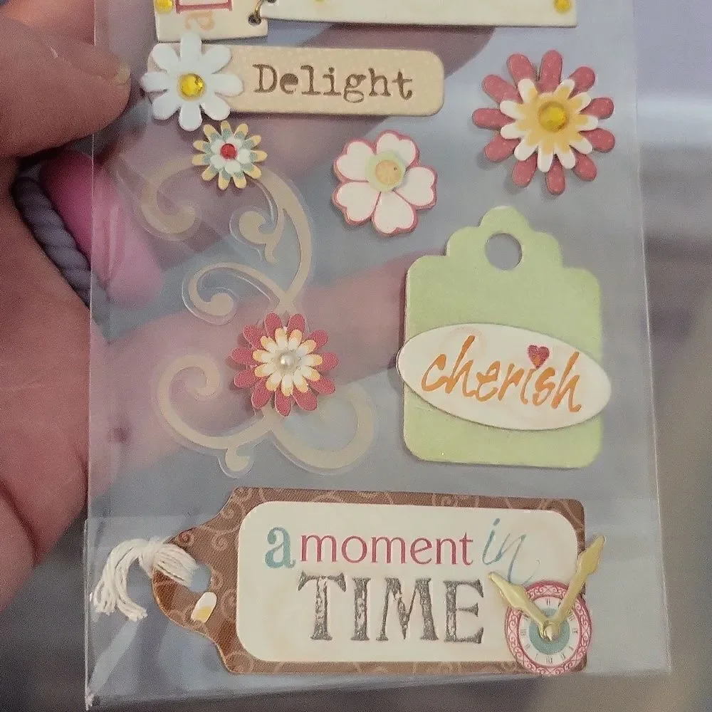 Scrapbook stickers